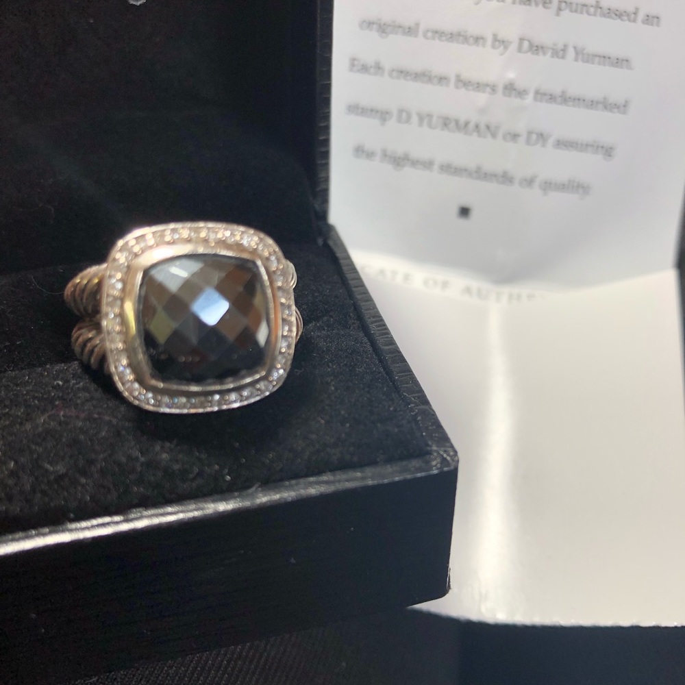 David Yurman Large graphite Ring - Picture 3 of 6